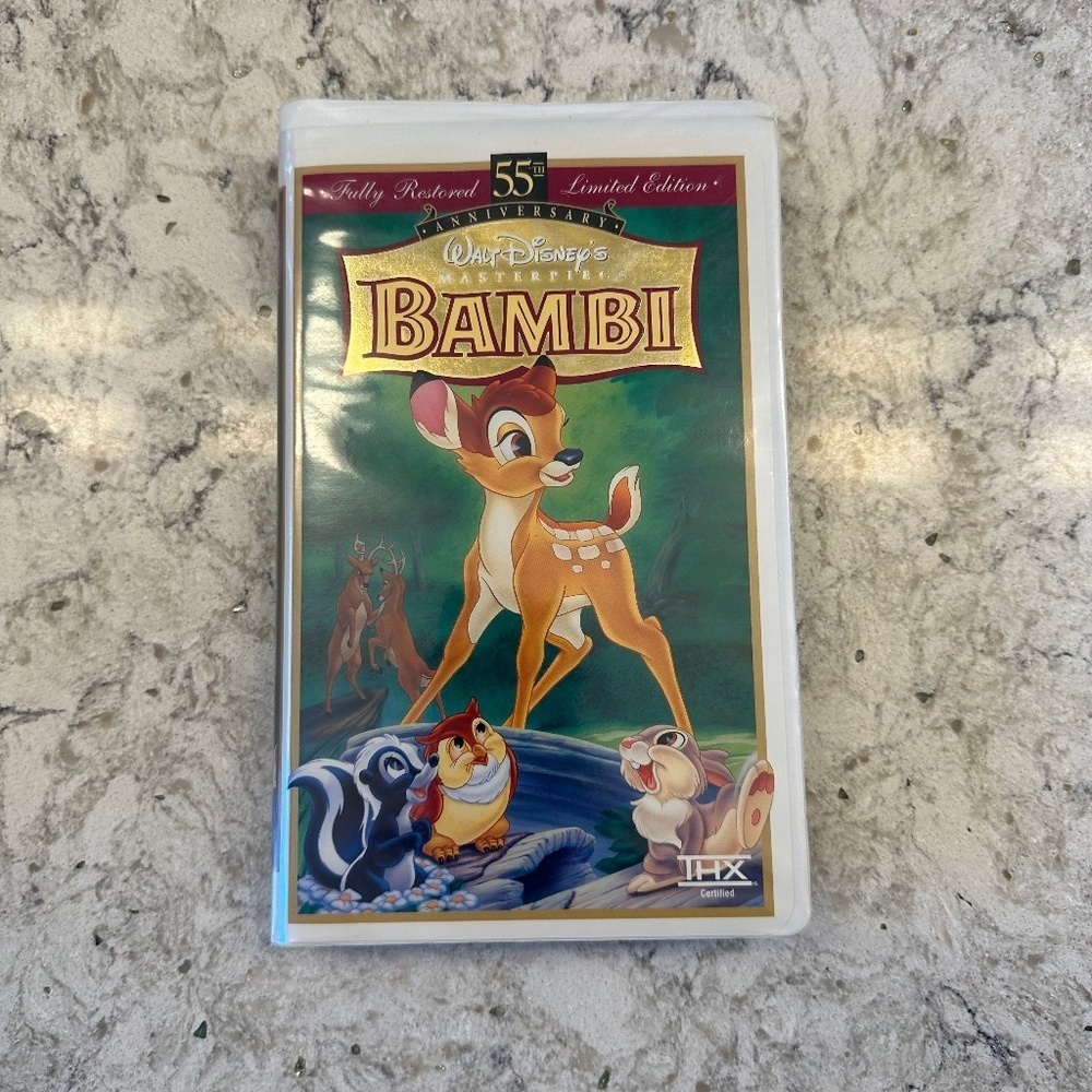 VHS Tape - Disney -‎ Bambi